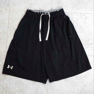 Under Armour Reflex Shorts Men's Small S Black Elastic Drawstring Waist 1236422